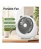 ARCADE TOYS Portable Fan, Travel Cooler Fan, USB Rechargeable Mini Desktop Table - Multicolour