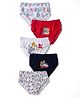 Bodycare Knit Tom & Jerry Printed Briefs Pack of 5 - Red & Blue