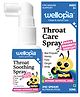 Wellopia Kids Throat Care Spray with Bee Propolis, Honey, Tulsi, Ginger & Amla | Throat Soothing Spray for Children Ages 2+ | Daily Immunity Support