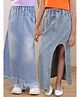 Shorgul Denim Woven Pack Of 2 Solid Skirt - Blue