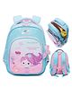 Azhari 12.5 Inches Mermaid Theme Lightweight Backpack Multi Pocket Bag for Kids Pack of 1 Color May Vary