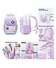 Azhari 11 Inches Unicorn Theme Lightweight Backpack Multi Pocket Bag for Kids Pack of 1 Color May Vary