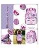Azhari 10 Inches Bloomy n Unee School Bags For Kids, 3D EVA Backpack With Adjustable Straps Premium Design Bag For Kids, Best For Preschool, School, Picnic - Pack of 1 Color May Vary
