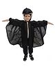 BookMyCostume Fleece Knit Full Sleeves Crow Designed Fancy Dress Costume Set - Black