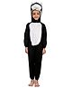 BookMyCostume Fleece Knit Full Sleeves Cat Designed Fancy Dress Costume Set - Black & White