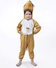 BookMyCostume Fleece Knit Full Sleeves Kangaroo Designed Fancy Dress Costume Set - Brown & White