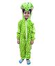 BookMyCostume Fleece Knit Full Sleeves Tortoise Designed Fancy Dress Costume Set - Green