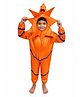 BookMyCostume Knit Full Sleeves Starfish Designed Fancy Dress Costume Set - Orange