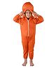 BookMyCostume Fleece Knit Full Sleeves Octopus Designed Fancy Dress Costume - Orange