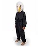 BookMyCostume Woven Full Sleeves Vulture Designed Fancy Dress Costume Set - Black & White