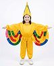 BookMyCostume Woven Full Sleeves Macaw Designed Fancy Dress Costume Set - Yellow & Multi Colour