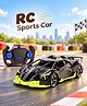 High-Speed Remote Control Sports Car with Rechargeable Battery | RC Racing Car| USB Charger| Smooth Controls| Durable Indoor & Outdoor Toy Car| BIS Certified - Black & Yellow