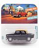 Vintage Classic Retro Sedan Toy Car for Kids | Lights & Music| Pull-Back Action with Openable Doors| Smooth Rounded Edges| Indoor Pretend Play Toy| BIS Certified - Black & Yellow
