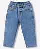 Babyoye Denim Full Length Washed Jeans - Blue