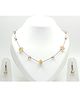 Milyra Crystal Beads Embellished Jewellery Set - Light Brown