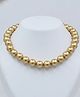 Milyra Pearl Embellished Necklace - Copper