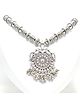 Milyra Abstract Designed Oxidised Necklace - Silver