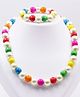 Aabacus Beads Detailed Necklace & Bracelet Set - Multi Colour