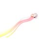 Aabacus Unicorn Embellished Alligator Hair Clip - Peach & Yellow