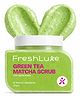 FreshLuxe Green Tea Matcha Face & Body Scrub - 200 g | Vitamin C, Lactic Acid | Body Polish | Jojoba Beads Scrub | SLS & Paraben Free |  Women