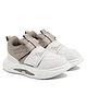 HAPPY FEET Colour Blocked Velcro Closure Shoes - Brown