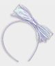Mi Arcus Iridescent Bow Applique Detailed Hair Band - Purple