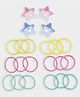 Mi Arcus Set Of 20  Solid & Star Designed  Hair Accessories - Multi Colour