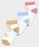 Mi Arcus Pack of 3 Cotton Nylon Knit  Peppa Pig Featuring Characters Printed Socks - Multi Colour
