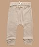 Cot & Candy Organic Knitted Woven Solid Pajama - Cream