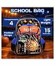 Elecart 15 Inches  Kids School Backpack with Basketball Design  Lightweight, Durable & Water-Resistant Cartoon Backpack | Spacious Multi-Compartment School Bag with Padded Straps for Boys & Girls