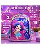 Elecart 15 Inches Kids School Backpack with Girl Design  Lightweight, Durable & Water-Resistant Cartoon Backpack | Spacious Multi-Compartment School Bag with Padded Straps for Boys & Girls