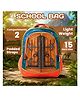 Elecart 15 Inches Kids Hard Shell School Backpack with Anchor Design  Lightweight, Durable & Water-Resistant Cartoon Backpack | Spacious Multi-Compartment School Bag with Padded Straps
