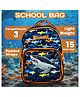 Elecart 16 Inches Kids School Backpack with Shark Design  Lightweight, Durable & Water-Resistant Cartoon Backpack | Spacious Multi-Compartment School Bag with Padded Straps for Boys & Girls