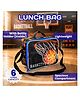 Elecart 3D Basketball Printed Insulated Lunch Bag for Kids | Thermal Tiffin Storage Bag | Waterproof Portable Lunch Box Carrier for School, Travel, Picnic & Daycare | Durable Lunch Tote for Kids