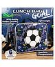 Elecart 3D Football Printed Insulated Lunch Bag for Kids | Thermal Tiffin Storage Bag | Waterproof Portable Lunch Box Carrier for School, Travel, Picnic & Daycare | Durable Lunch Tote for Boys & Girls