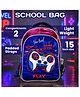 Elecart 15 Inches Kids School Backpack with Video Game Design  Lightweight, Durable & Water-Resistant Cartoon Backpack | Spacious Multi-Compartment School Bag with Padded Straps for Boys & Girls