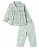 Evimo Single Jersey Full Sleeves Pyjama Sets Lt.Pista 1-2Y Girls