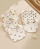 Teri Beri Muslin Bib for Baby , Extra Absorbent , for Infants & Toddlers , Lightweight & Supersoft , Adjustable Button , Washable & Reusable (Pack of 3)