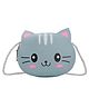Priaansha Creation Cat Designed Cross Body Bag - Blue