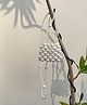 Priaansha Creations Handmade Mini Pearl Beaded Sling Bag - Cream