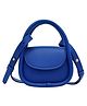 Priaansha Creations Solid Sling Bag - Blue
