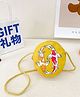 Priaansha Creations Koi Fish Printed Cross Body Bag - Yellow