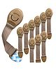 KidDough Furniture Safety Locks for Kids, Child Safety Locks for Drawers, Cabinets, Fridge, Cupboard Lock, Baby Proofing Product, Strong and Adhesive Safety Locks (Beige, 10 Beige