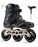 Jaspo Vitesse- Storm Gold  Limited Edition Hard Boot  CNC Aluminum Frame | 110mm 85A Wheels  Triple Lock Buckle + Lace System  EVA Liner | Urban Skating  (Black & Gold, XXL (UK Size - 8.5-10)