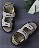 Kidsville Dc Comics Featuring Batman Printed Velcro Closure Sandals - Grey