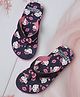 Kidsville Sanrio Friends Featuring Hello Kitty Printed Flip Flops - Navy Blue