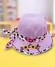 Trubliz Sunflower Applique Detailed Hat - Light Pink - Circumference 52-56 Cms
