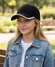 Trubliz Cotton Woven Stone Embellished Baseball Cap - White - Circumference 50-57 Cms