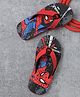 Kidsville Marvel Featuring Spiderman Designed & Applique Detailed Flip Flops - Black