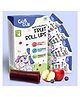 GubGub Apple & Blueberry Fruit Roll Ups Natural Fruit Snack For Kids, Pack of 1 (15g x 4 Qty)